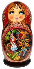 Сувенир, АКМ, Матрешка Сказки 5м, h-18см М05-0018-8ММ