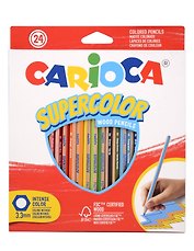 Карандаши цветные «Supercolor», Carioca, 24 цвета
