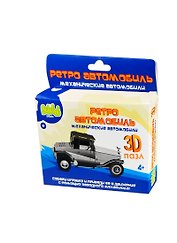 3D Пазл пластик. Ретро автомобиль с завод. механизм. (BBA0505-023) (Bebelot Basic) (4+) (коробка)