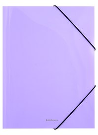 Папка на резинке «Pastel» А4, пластик, 3 клапана, в ассортименте, Erich Krause