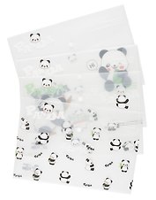 Папка-конверт А4 на кнопке "Panda", ассорти 