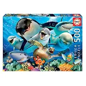 Пазл Educa 500 деталей Подводное селфи