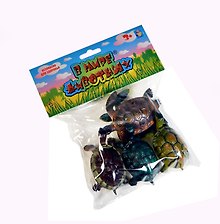 Набор 1toy В мире животных Черепахи (Т53873) (5 шт) (21х18х2,5см) (пакет с хед.)