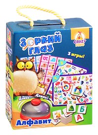 Игра со звонком Vladi Toys Зоркий глаз. Алфавит