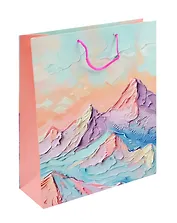 Пакет А4 32*26*10 "Горы. Basic" нейтр. бум.мат.ламинат