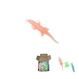Игрушка, 1TOY/Вантой, Лизун Крокодил/Змея/Жаба/Слизень 18см свет.в темноте, в д/боксе