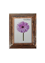 Фоторамка деревянная 15*20 "Gloria" орех с черной патиной, 100 рамок