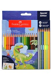 Карандаши цветные «Dinosaur», Faber-Castell, 24 цвета