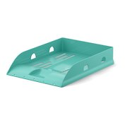 Лоток горизонтальный "Base, Pastel" пластиковый, бирюзовый, ErichKrause