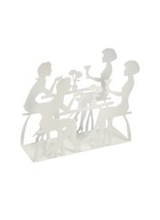 Салфетница Подруги металлическая (12х14х4см) (775-061)