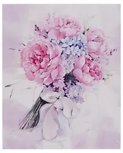 Набор для творчества. Алмазная мозаика "Букет невесты", 20 х 25 см