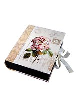 Коробка подарочная "Книга" 21,2*26*7,3см, картон, декор бантик, Вейксинг