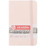 Скетчбук А6 80л "Art Creation" розов.тв.обл., 140г/м2, резинка