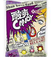 Леденцы WOW кислые со вкусом винограда SHUN LONG FOOD, 20г