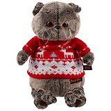 Игрушка мягкая Budi Basa, Басик в свитере с оленями (В1)