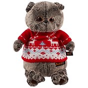 Игрушка мягкая Budi Basa, Басик в свитере с оленями (В1)