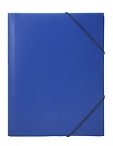 Папка, Expert Complete, Premier, А4, 1 отделение, на резинке, синяя