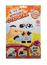 Аппликация-открытка Енот (набор д/твор.) (1191718) (3+) (упаковка) (Школа талантов)