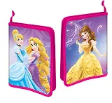 Папка для труда А4 "Принцессы" раскрывающаяся, печать по пластику, Disney