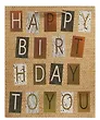 Пакет А4 32*26*12,5 "Сraft bithday" нейтр. бум.мат