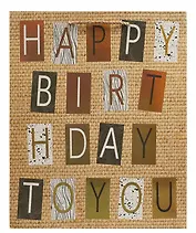 Пакет А4 32*26*12,5 "Сraft bithday" нейтр. бум.мат