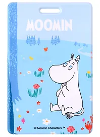 Чехол для карточек вертикальный MOOMIN Муми-тролль мечтает