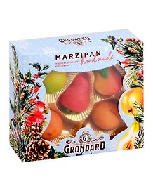 Конфеты, НГ, Миндальное лакомство Фрукты, 100г