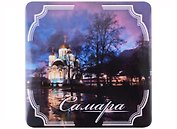ГС Магнит на картоне  80х80мм Самара Храм (031048мпк80001)