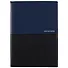 Ежедневник недатированный "ПВХ", А5+, 120 листов, синий с черным - 0