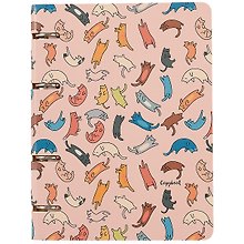 Тетрадь на кольцах в клетку Unnika, "Cute & Funny. Colorful cats", 100 листов