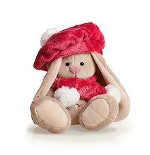 Мягкая игрушка Зайка Ми в красной беретке (15 см) (SidXm026)