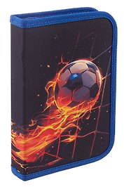 Пенал «Burning ball», 1 отделение, полиэстер, 21х14 см, Brauberg