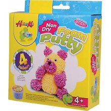 Шариковый пластилин крупнозернистый незаст. (82997) (4 цв) (7гр) (Hobby Kit)
