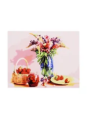 Набор д/творчества Рыжий кот Холст с красками 30х40см по номерам Радости лета Х-1754