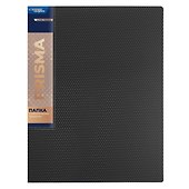 Папка с прижимом «Prisma», А4, пластик, черная, Expert Complete - 0
