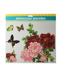 Наклейка-переводка Цветочный флер (132949) (28х23см) (упаковка)