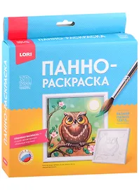 Набор для творчества Lori. 3D Art. Панно-раскраска «Сова»