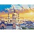 Картина-раскраска по номерам «Здание оперы на закате», 22 х 30 см, 14 цветов, Рыжий Кот - 0