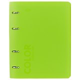 Тетрадь на кольцах в клетку Stila, Neon Green, 120 листов