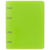 Тетрадь на кольцах в клетку Stila, Neon Green, 120 листов
