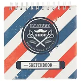 Скетчбук «Barbershop», 40 листов, 17 х 17 см