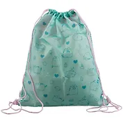 Мешок для сменной обуви "Pusheen" мятн., 43*34*1, плотн.водостойк.материал, инд.уп.