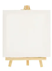 Холст на мольберте 8*8см, белый, в инд.уп.