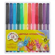 Фломастеры Рисовашка, 12 цветов