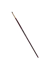 Кисть художественная Вернисаж, синтетика бордовая, плоская, длинная ручка №2, Гамма