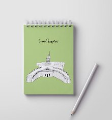 Блокнот Санкт-Петербург. Казанский собор, А5 (15*21 см), обложка картон, листы - бумага