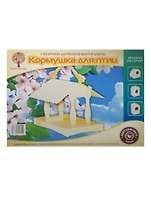 Набор для творчества ЧУДО-ДЕРЕВО Сборная деревянная модель Кормушка II 80017