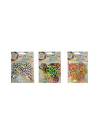 Набор д/творчества Happy Loom. Цветные резиночки 200 рез., крючок, зам-ки, 01509