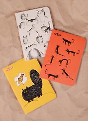 Записная книжка «Котики и Ко» А6, 40 листов в клетку, скрепка, Marker Arte, в ассортименте