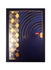 Книга для записей А4 80л кл. "Притяжение" 7БЦ, мат.ламинация, 3D фольга